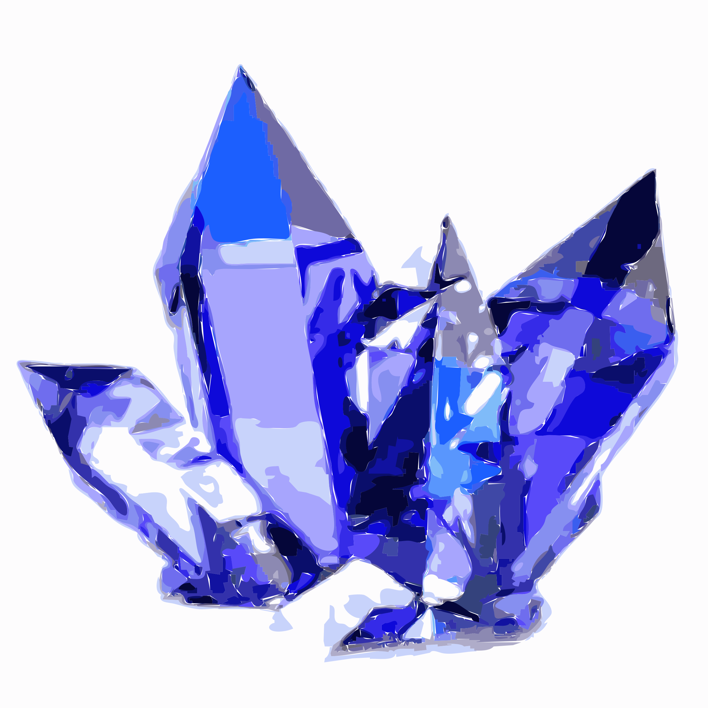 crystal clipart cobalt