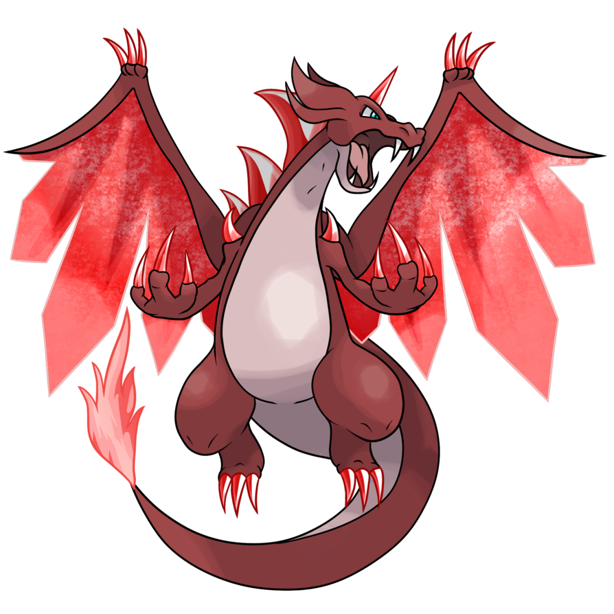 Crystal clipart crystallization. Charizard by cowctus on
