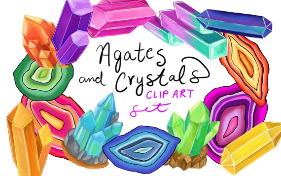 crystal clipart geode