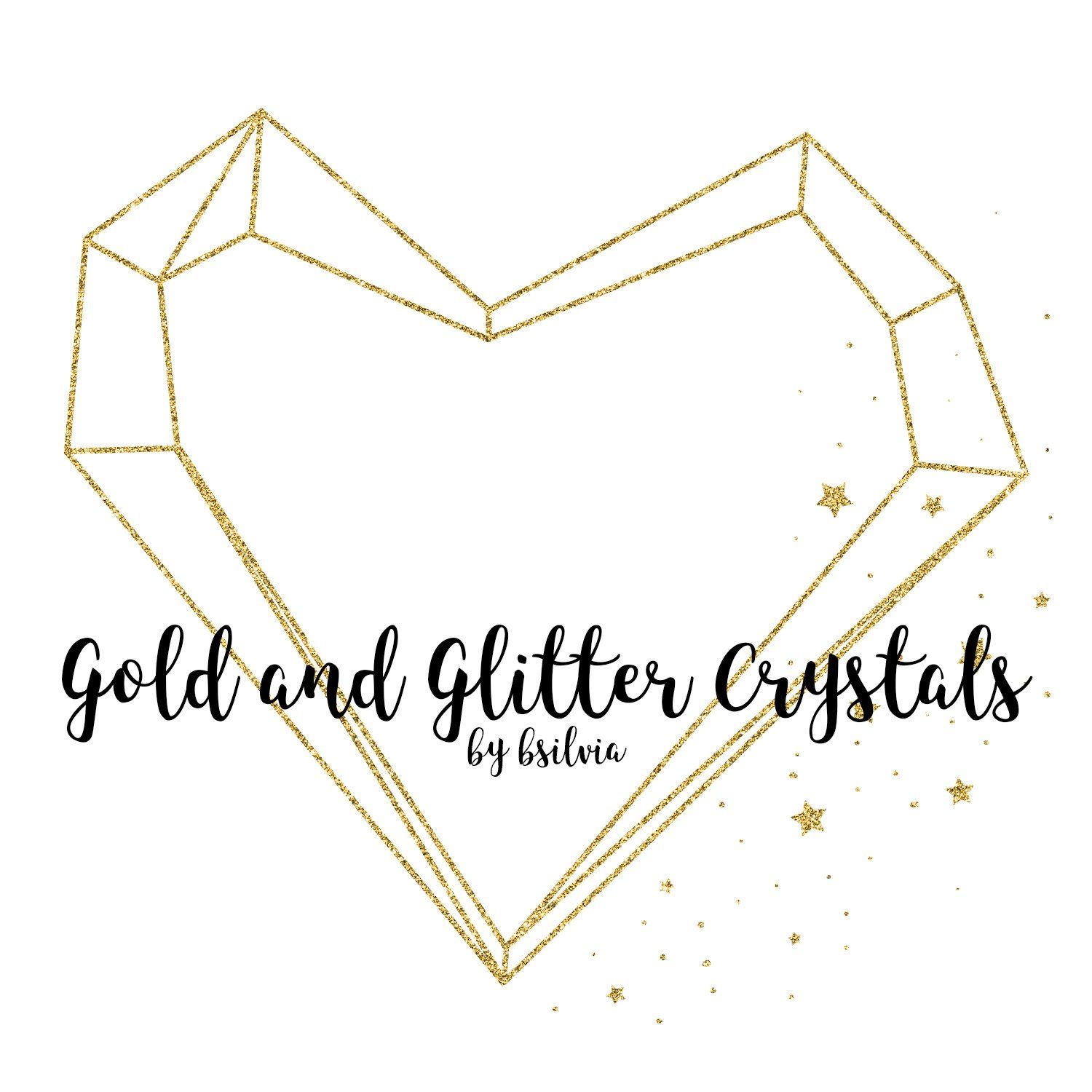 crystal clipart gold