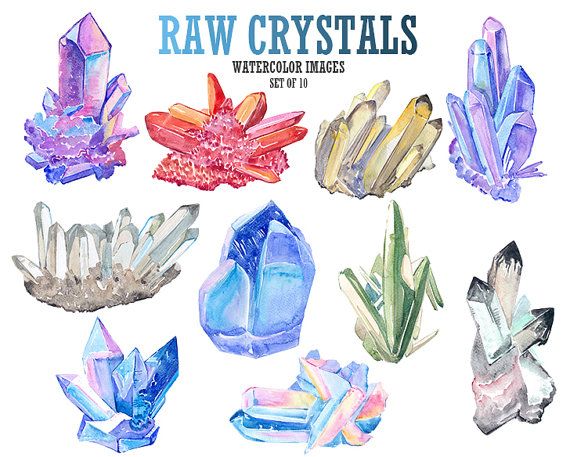 crystal clipart raw crystal