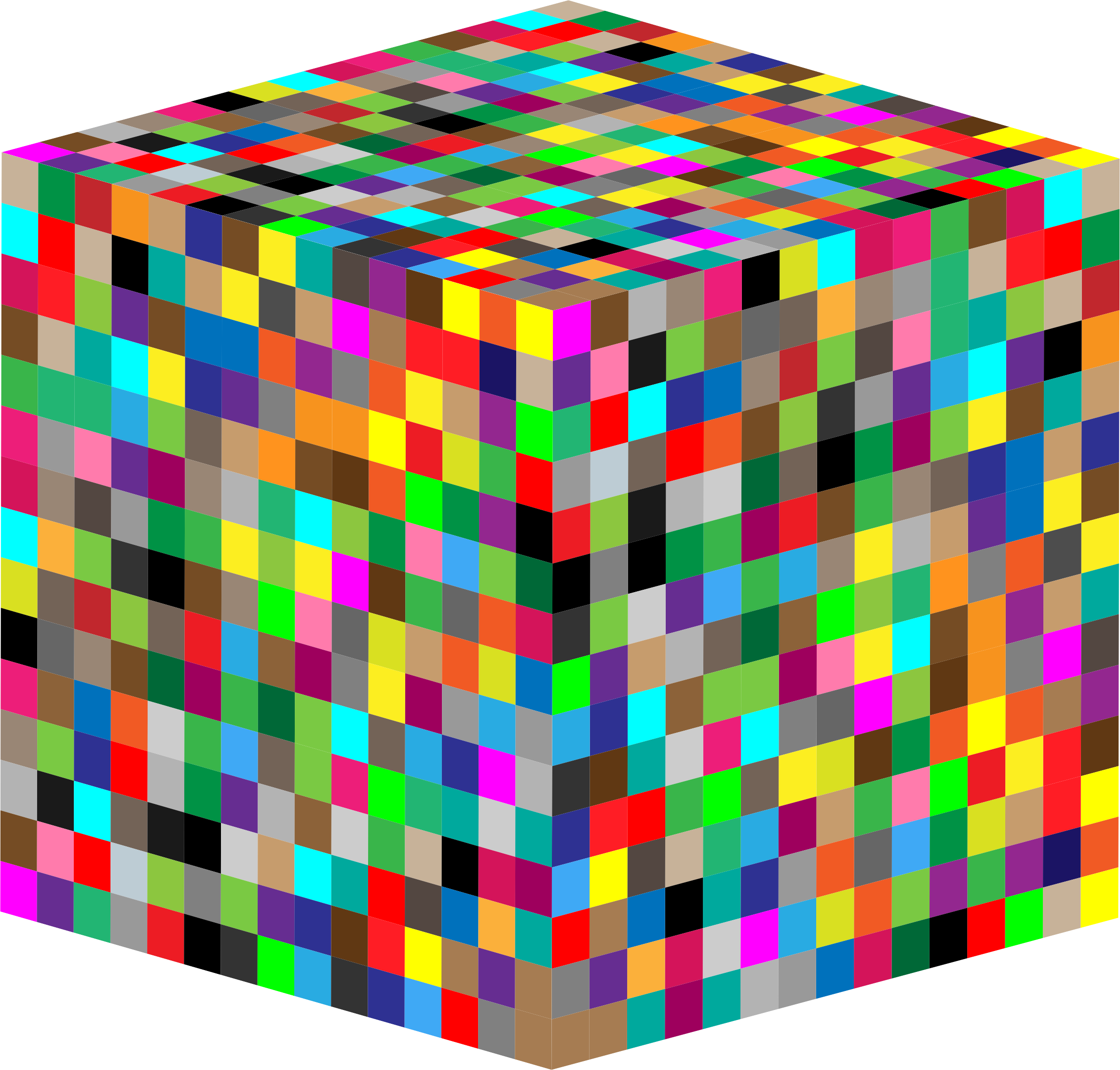 cube clipart 3d box