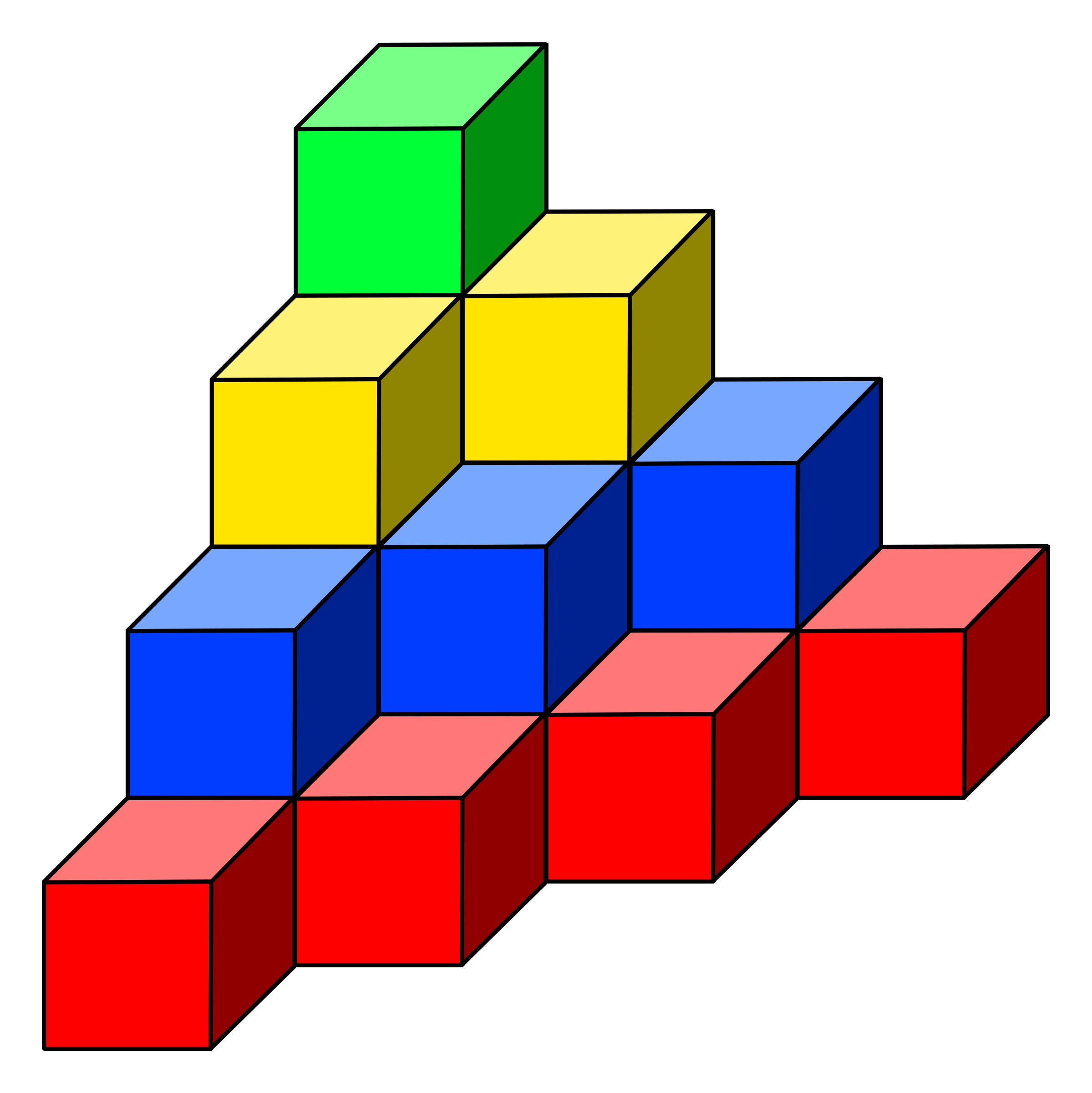 cube clipart 3d rectangle