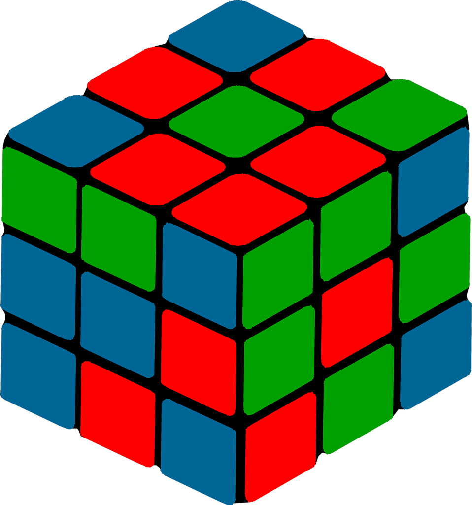 one clipart unifix cubes