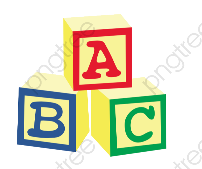 cube clipart abc box