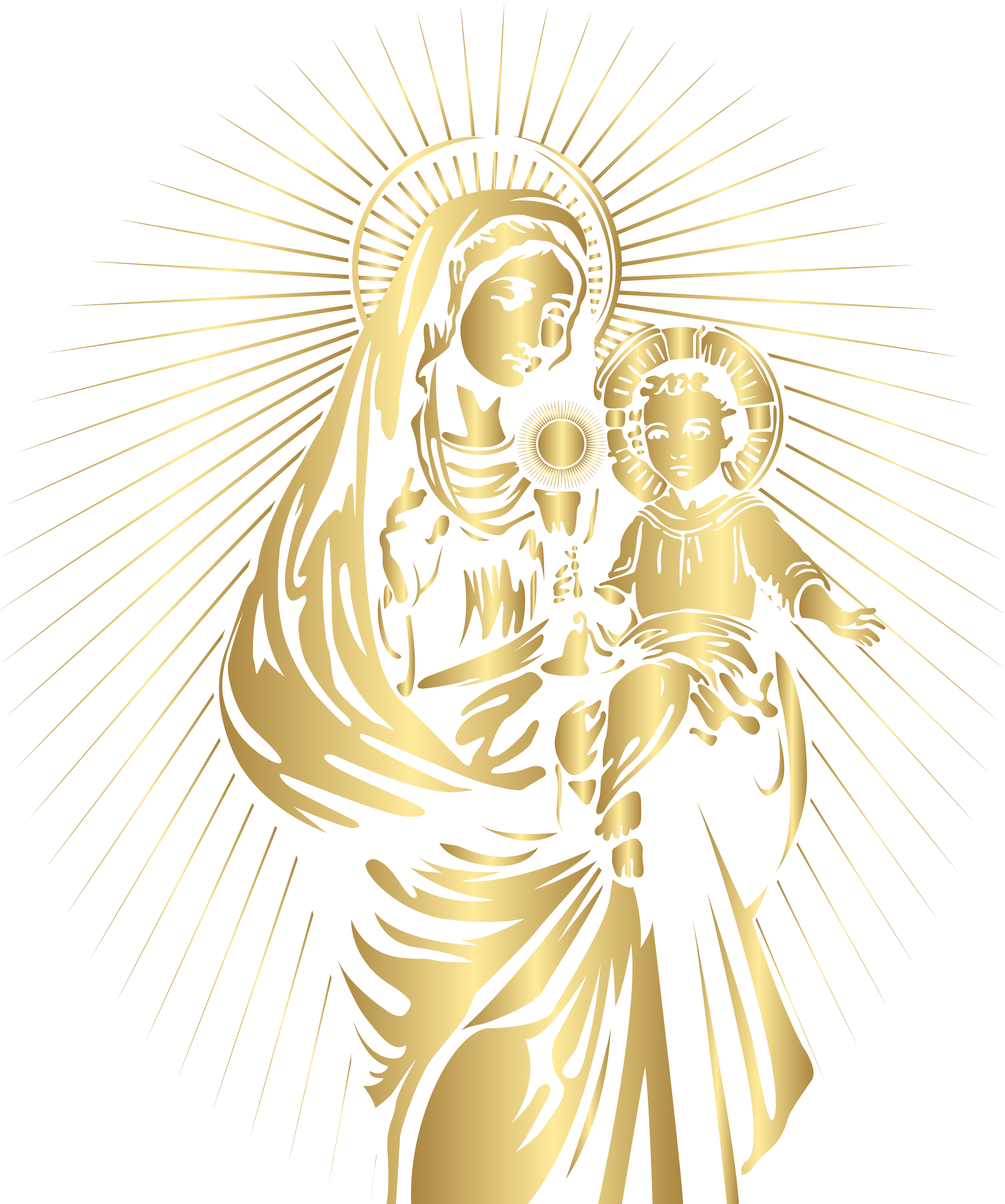 Jesus clipart wedding. Blessed virgin mary and