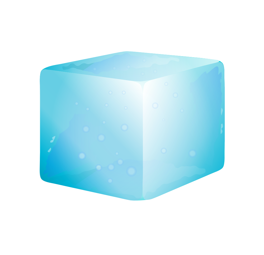 frozen clipart ice cube