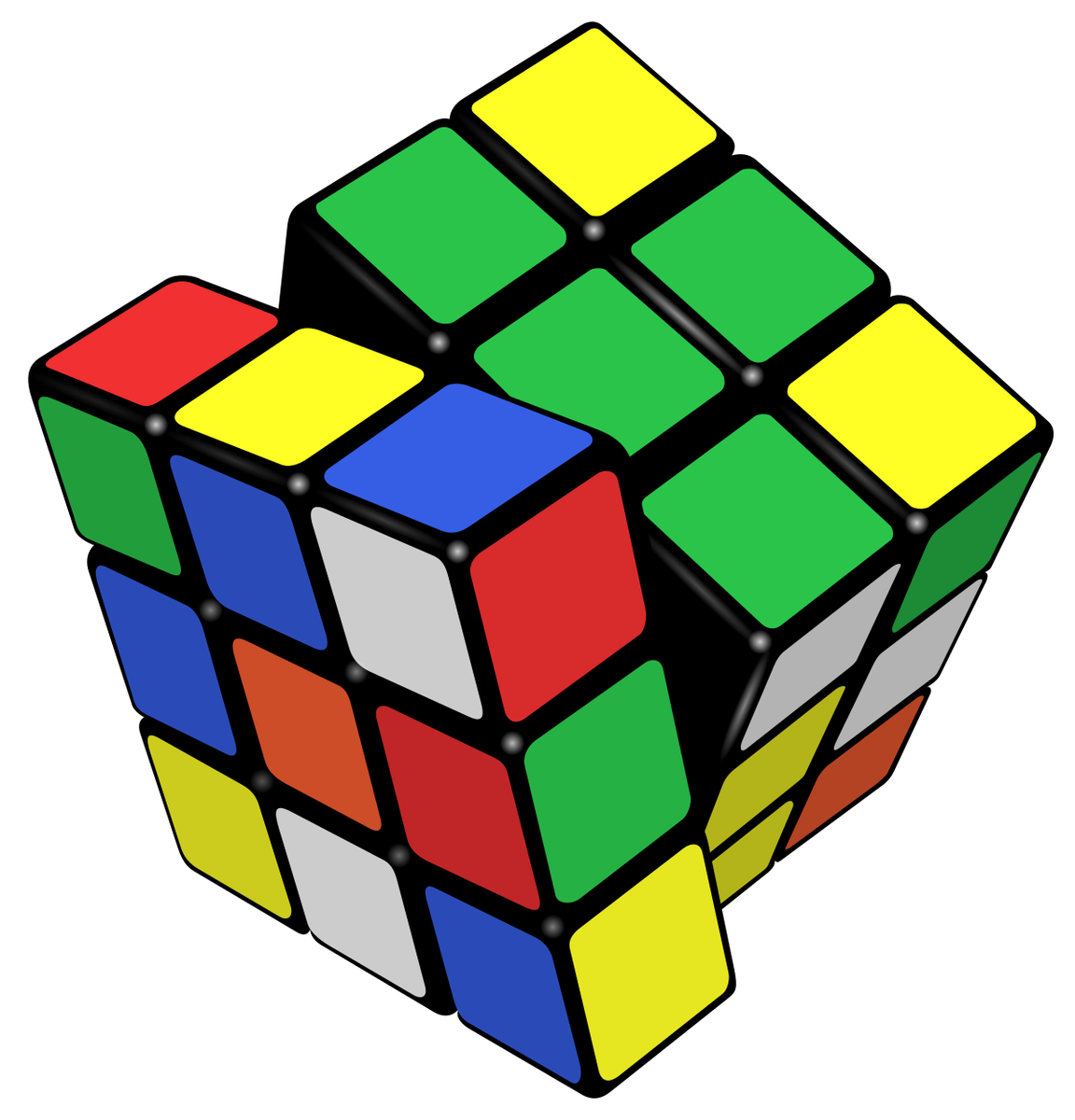 cube clipart connecting cube