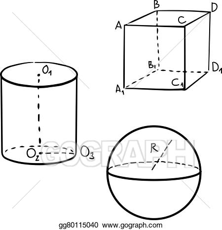 cube clipart cylinder shape
