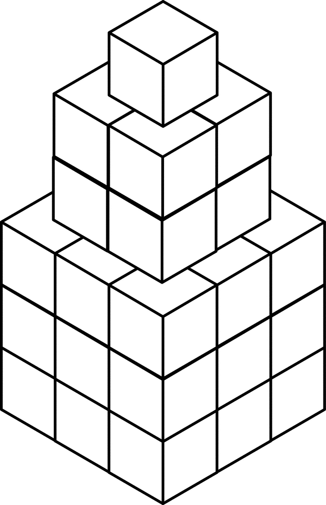 cube clipart dimensional