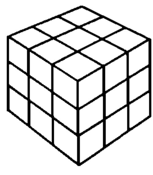 cube clipart drawing