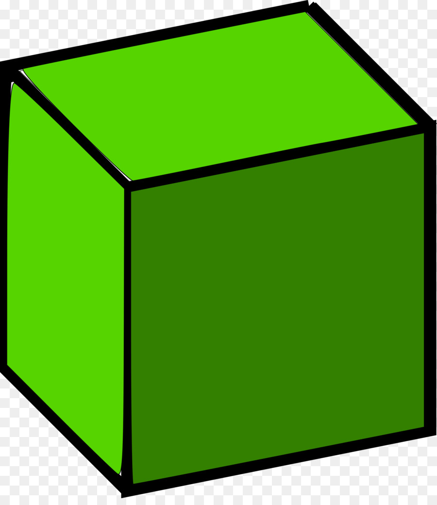 cube clipart green