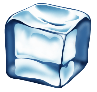 cube clipart ice