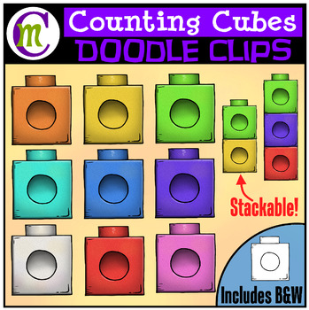 cube clipart math manipulative