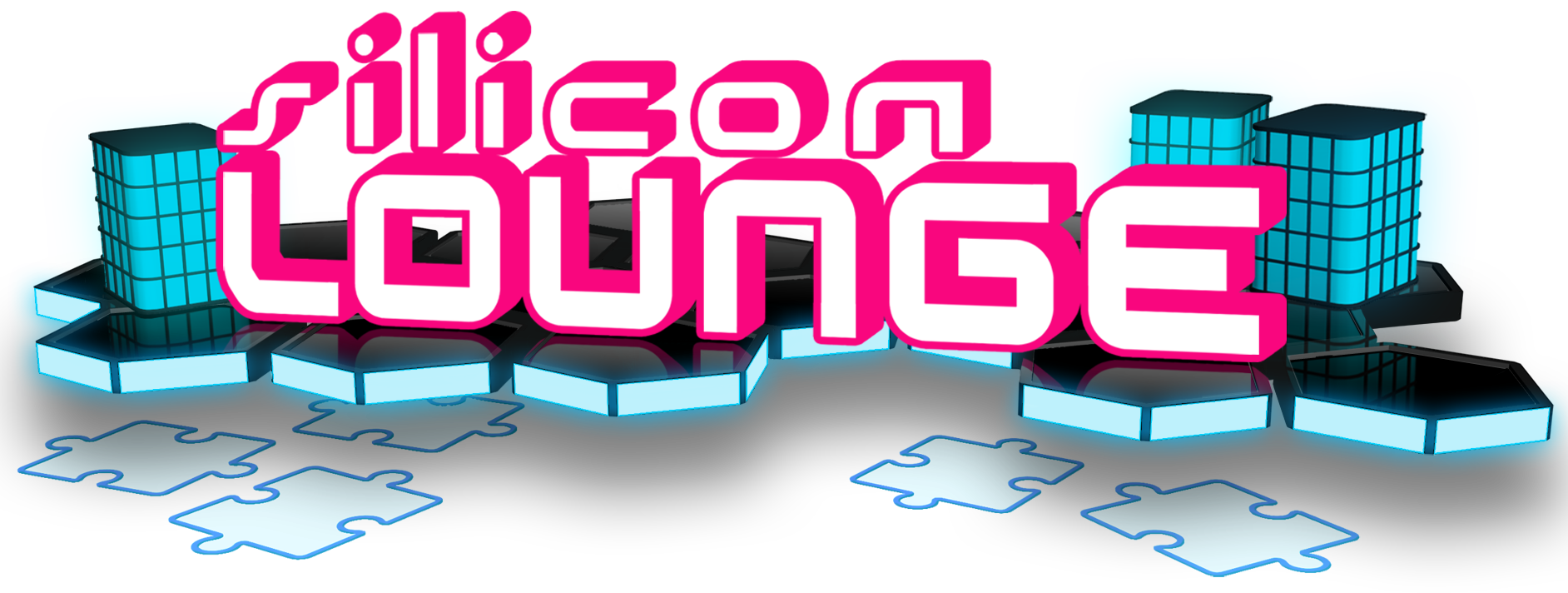 Silicon lounge available now. Cube clipart neon