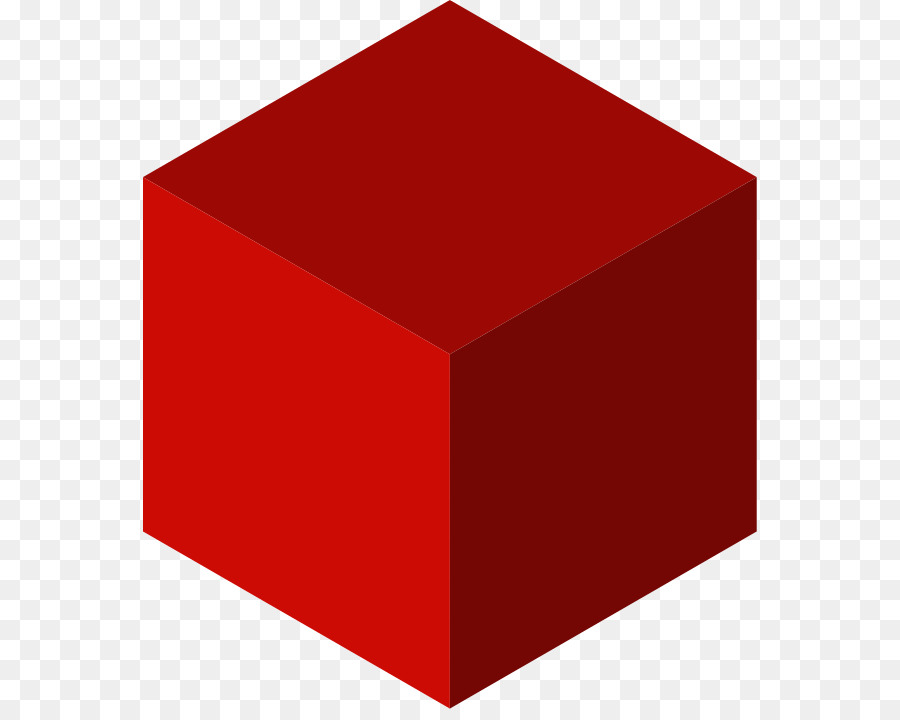 Cube clipart red cube. Background shape transparent clip