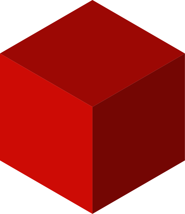 Cube clipart red cube. File uniform polyhedron axonometric