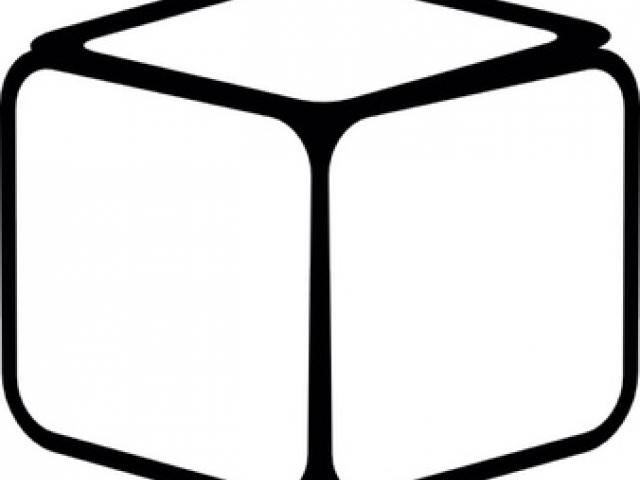 cube clipart single