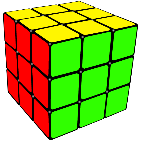 cube clipart soft block