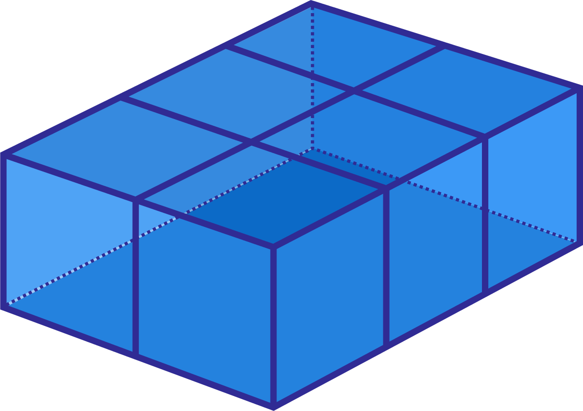 Cube clipart surface area. Geometry problem cuboid cut