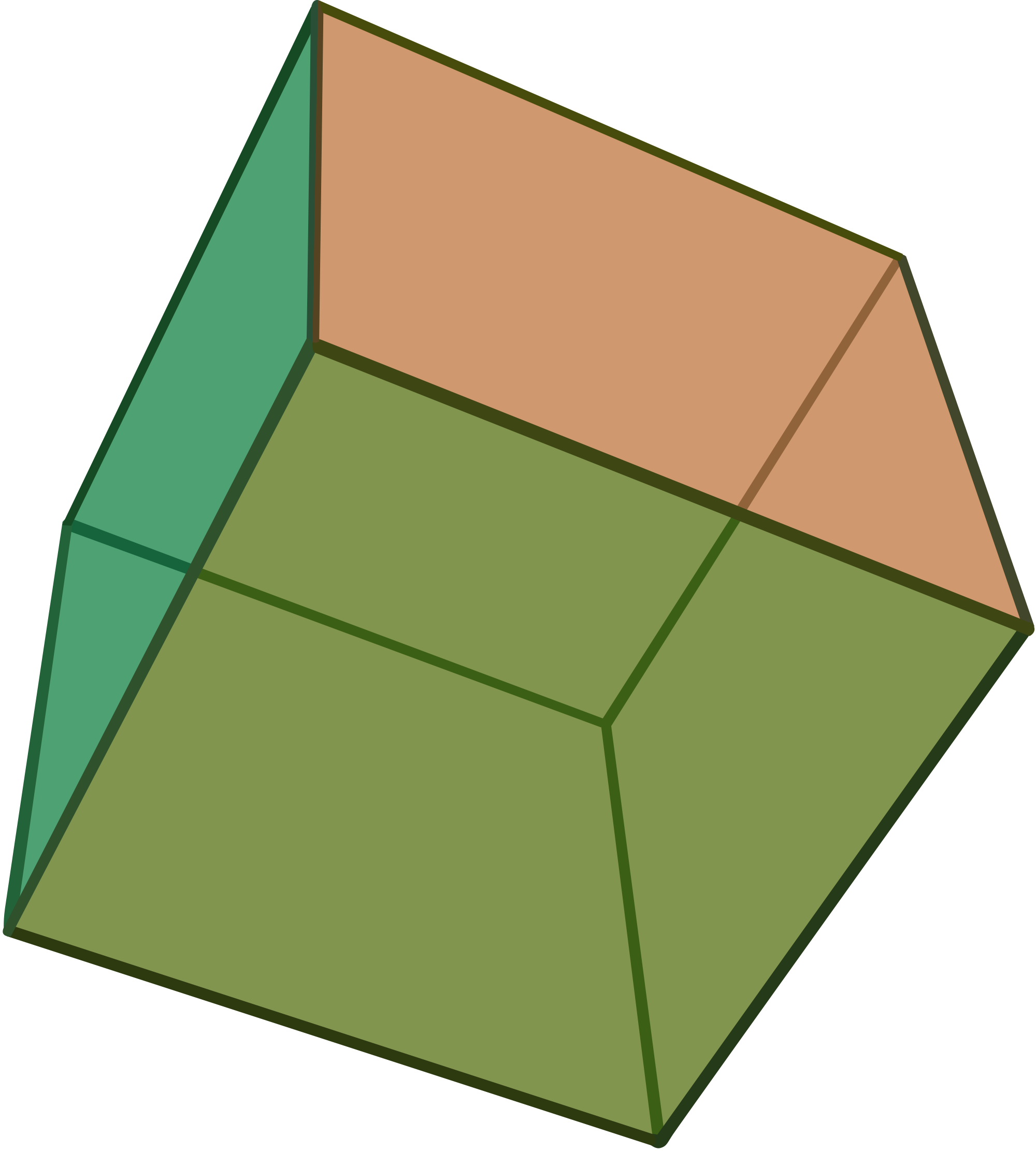 File hexahedron svg wikimedia. Cube clipart surface area