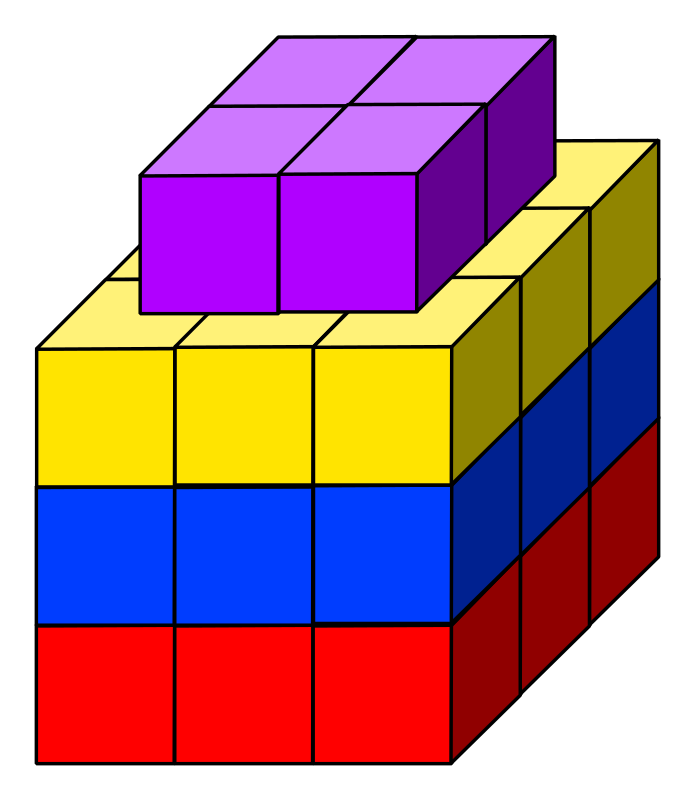 cube clipart towers
