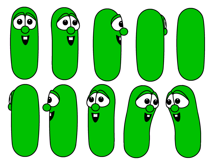 cucumber clipart larry the