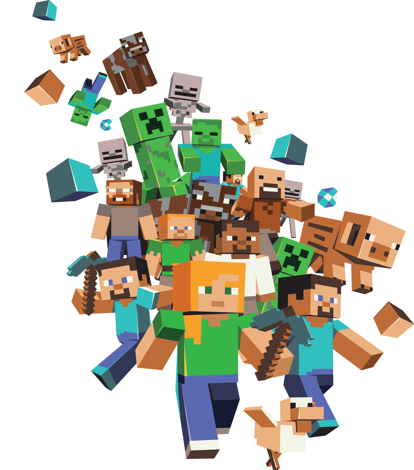  stickers christmas. Minecraft png images