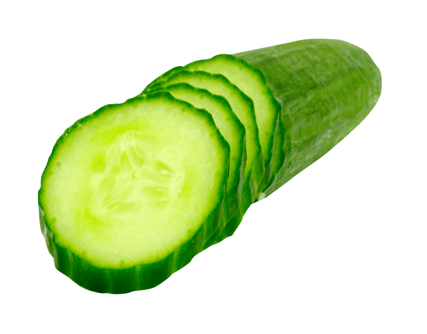 cucumber clipart sliced