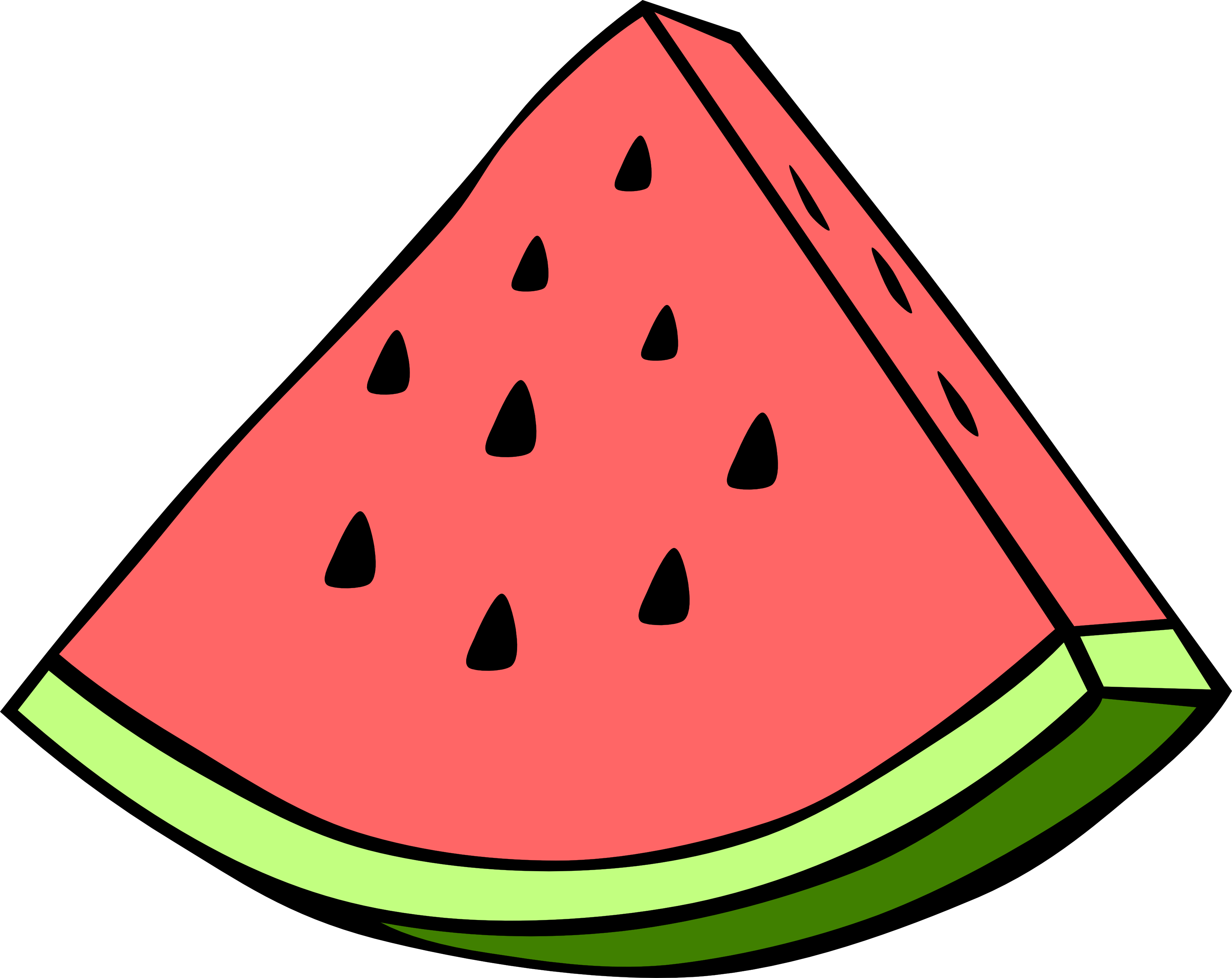 watermelon clipart hello summer
