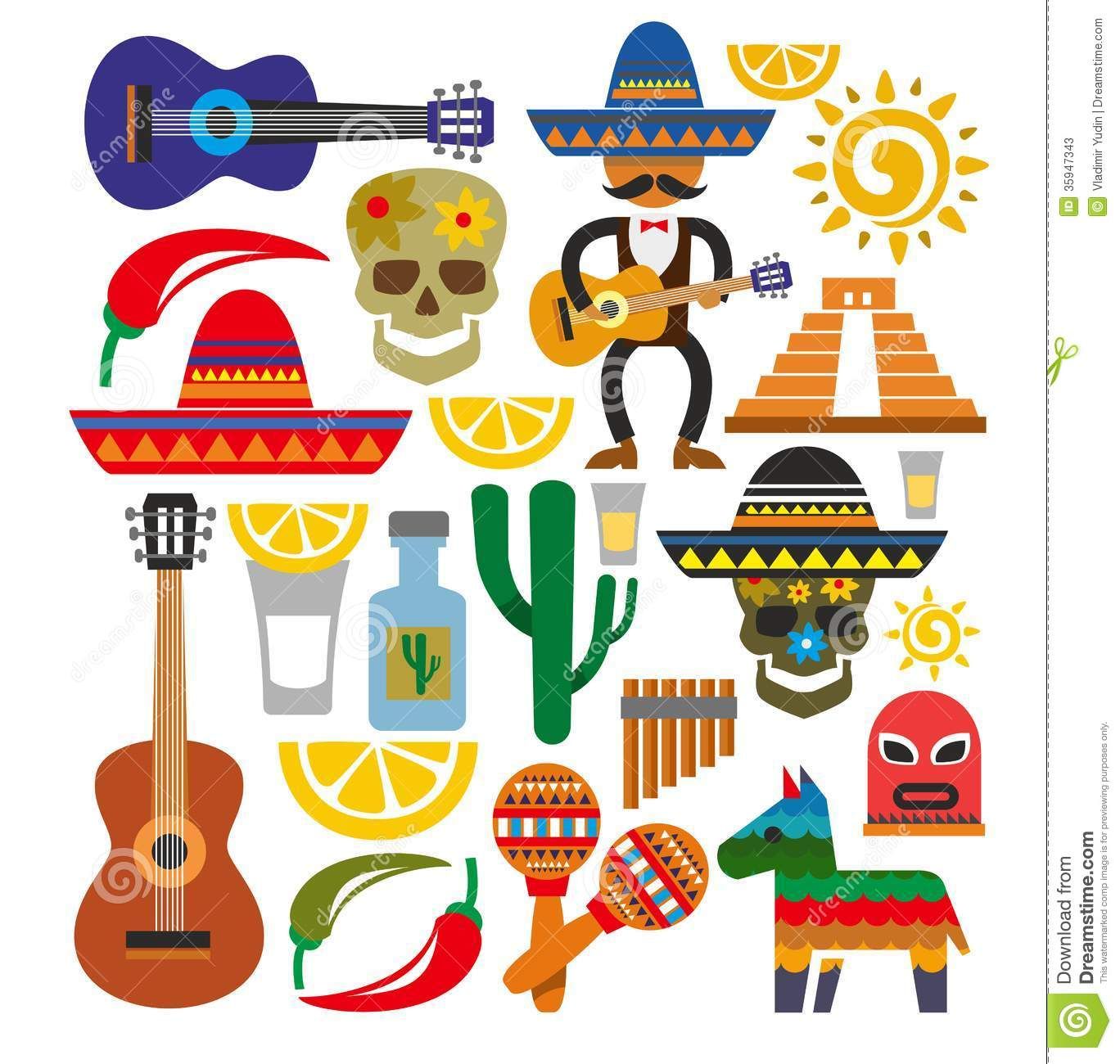 fiesta clipart culture mexican