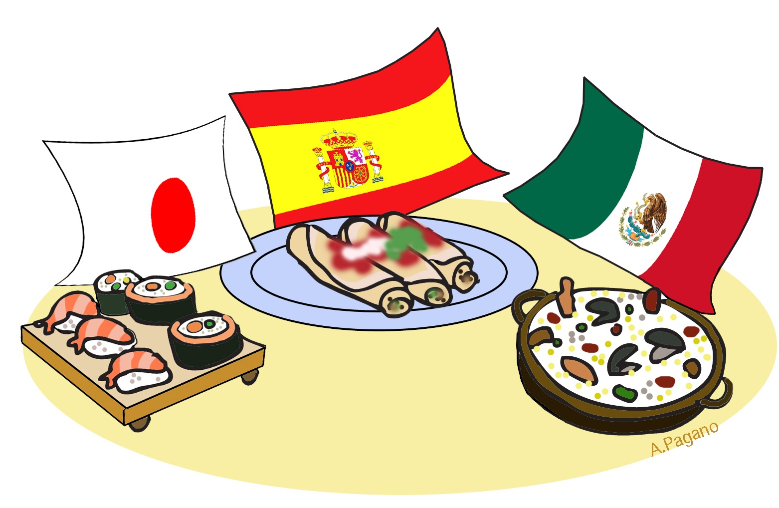 meal clipart multicultural food