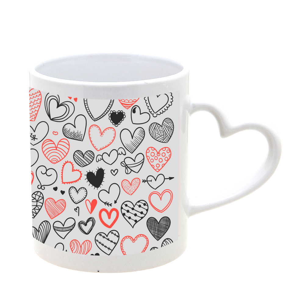 cup clipart heart mug