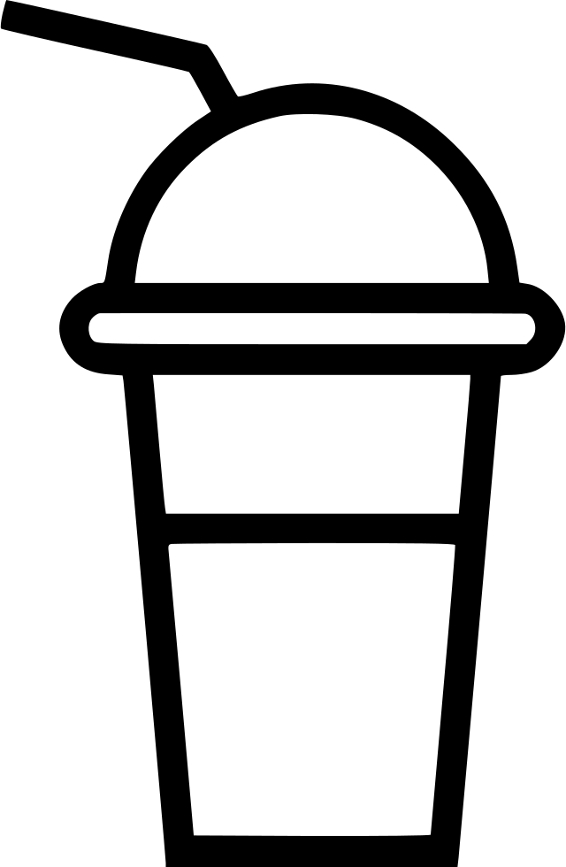 Cup clipart icon. Smoothie fresh straw svg