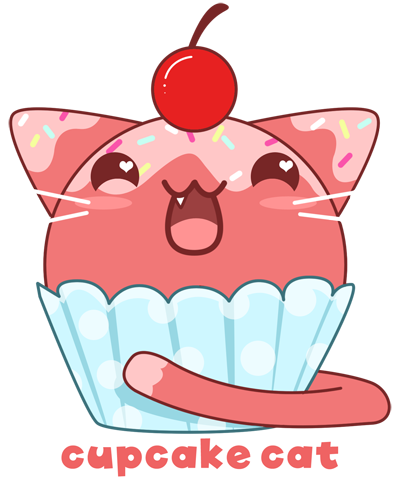 cupcake clipart cat