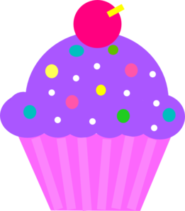 Cupcakes clipart colored cupcake. Free color cliparts download