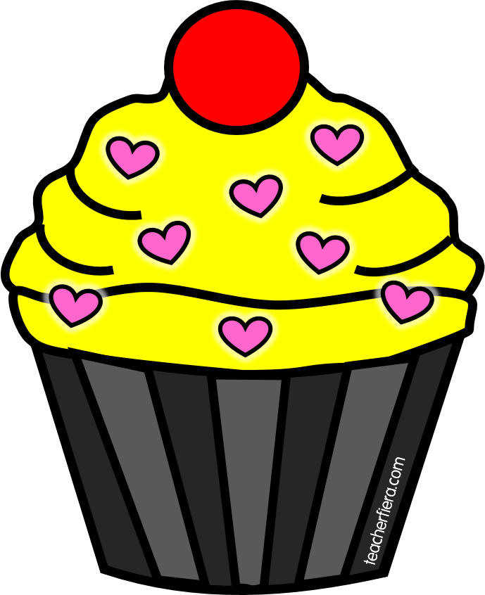Cupcake clipart december. Teacherfiera com cliparts would