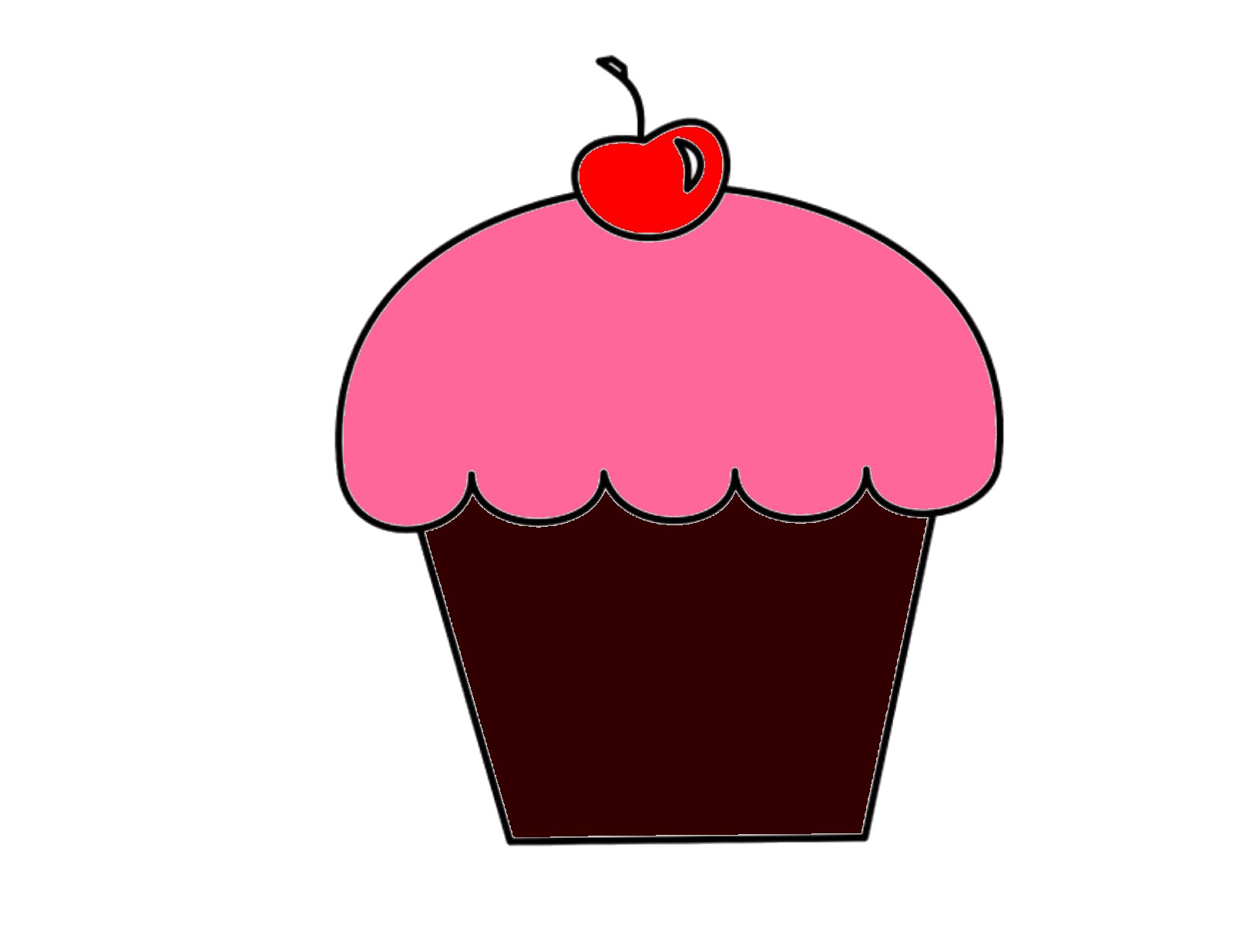 Cupcake clipart easy. Free draw download clip