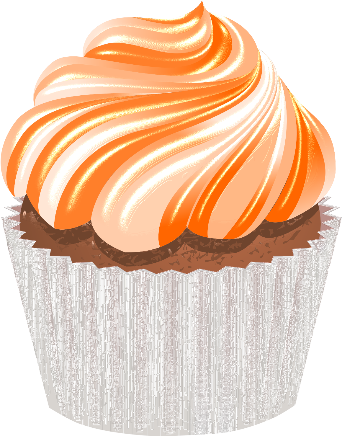 Cupcake Clipart Orange Cupcake Orange Transparent Free For Download On