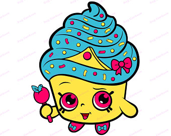 Cupcake clipart shopkins. Etsy 