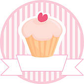cupcake clipart sign