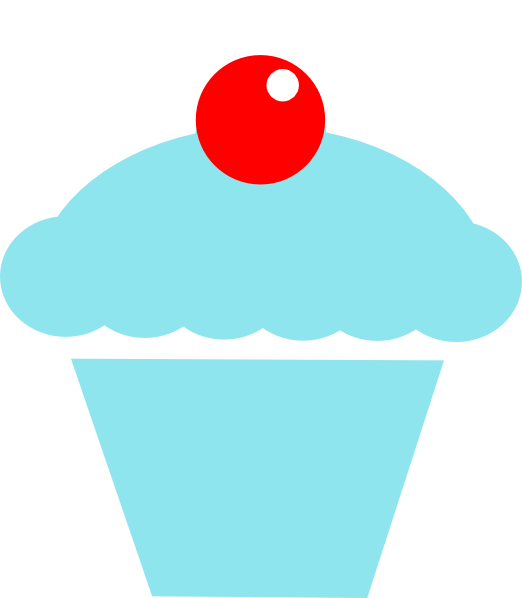 cupcake clipart simple