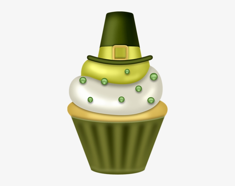 Tube png s . Cupcake clipart st patrick day