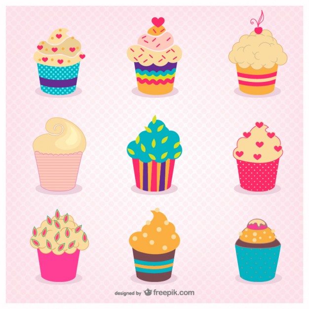 cupcake clipart template