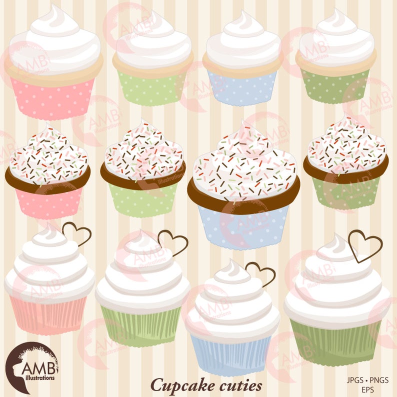 Cupcake muffin baking commercial. Cupcakes clipart bake sale