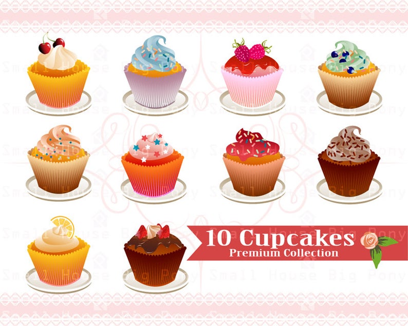 Cake clip art sweets. Cupcakes clipart cupcake decorating