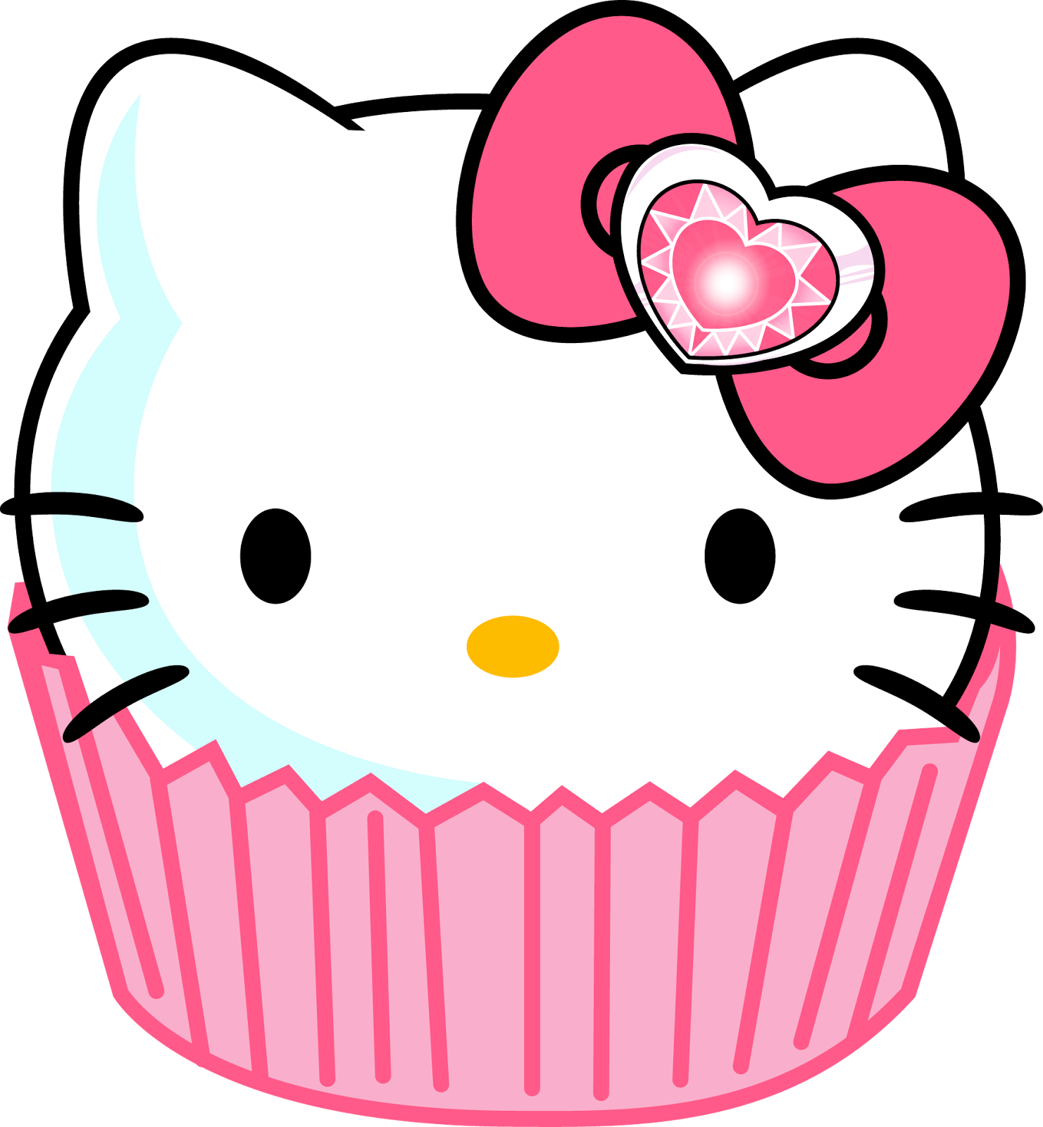  naver. Cupcakes clipart cupcake hello kitty
