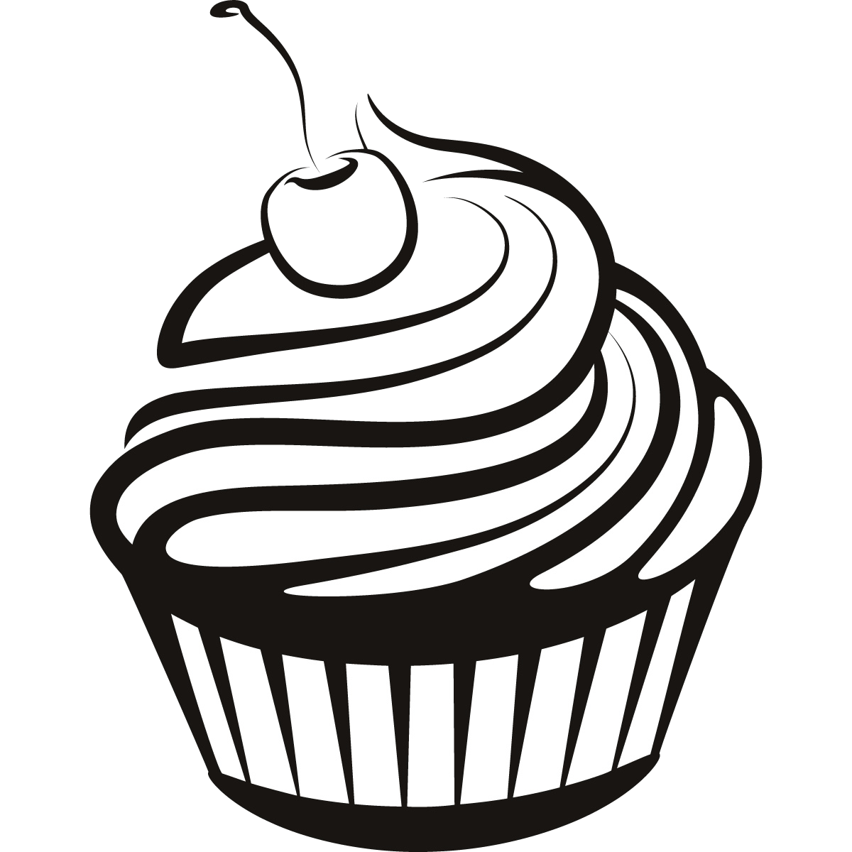 cupcakes clipart drawing