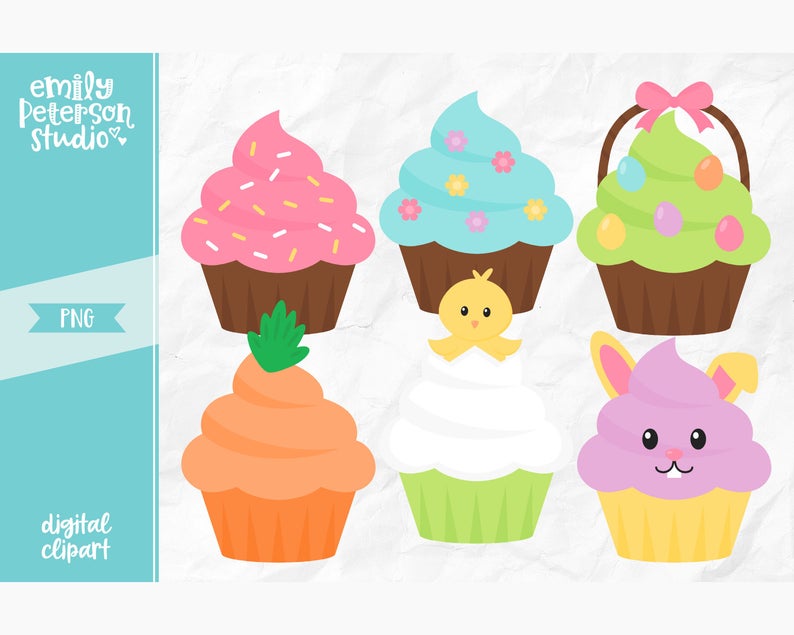 cupcakes clipart easter