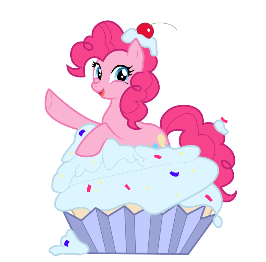 Pinkie pie and my. Cupcakes clipart giant cupcake